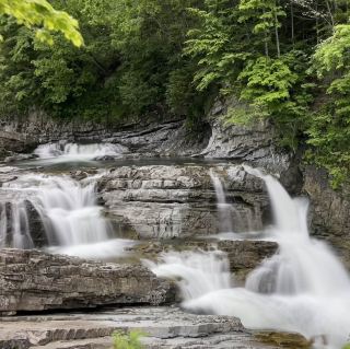 The Sandan Falls at Route 452 Hokkaido 