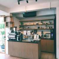 AFTER THE RENOVATION, THREE K COFFEE NOW SPORTS A SIMPLER YET CLEANER LOOK