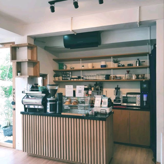 AFTER THE RENOVATION, THREE K COFFEE NOW SPORTS A SIMPLER YET CLEANER LOOK