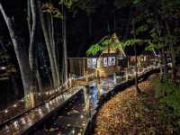 日本北海道-夜訪精靈小木屋：森林精靈露臺