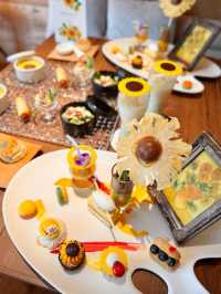 【東京/新宿】ゴッホのひまわりとコラボアフタヌーンティー🌻