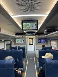 นั่งรถไฟข้ามเมืองที่ประเทศอินโดนีเซีย 🇮🇩