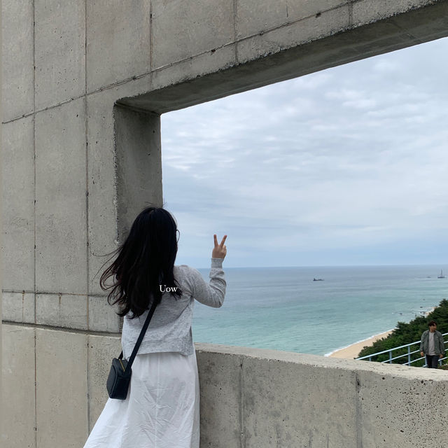 강릉 바다가 포토 액자가 되는 인생 포토존📷