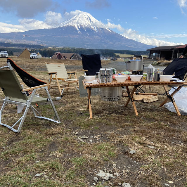 富士山見ながらキャンプ