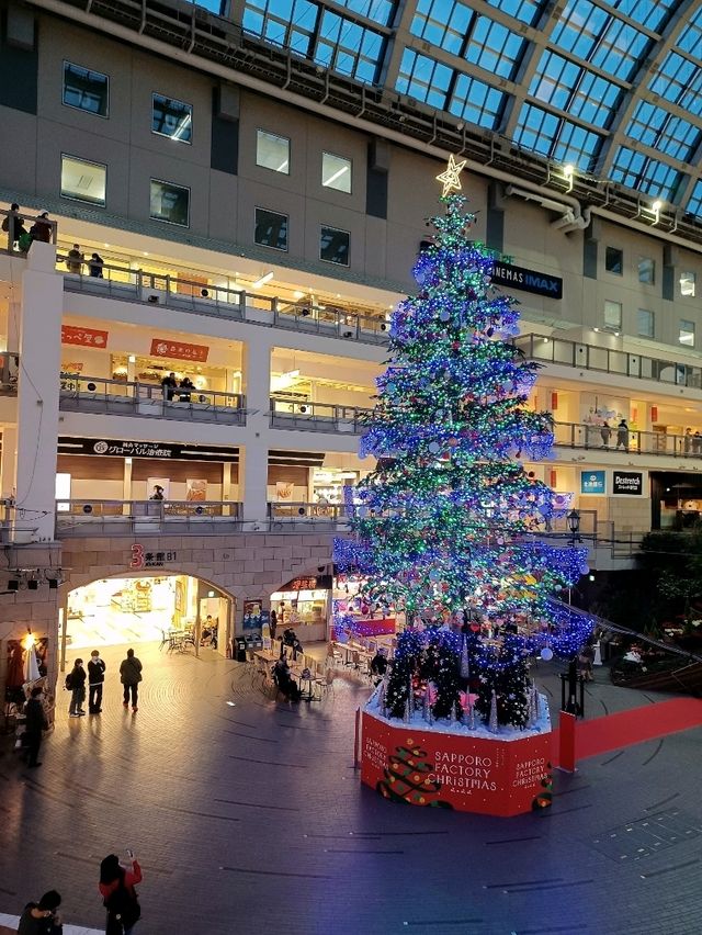 【サッポロファクトリー:北海道札幌市】毎年綺麗なクリスマスツリーが見れるよ🎄✨