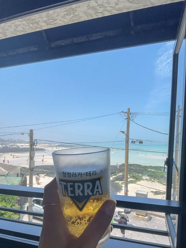 바다보며 즐기는 흑돼지 ‘별돈별’