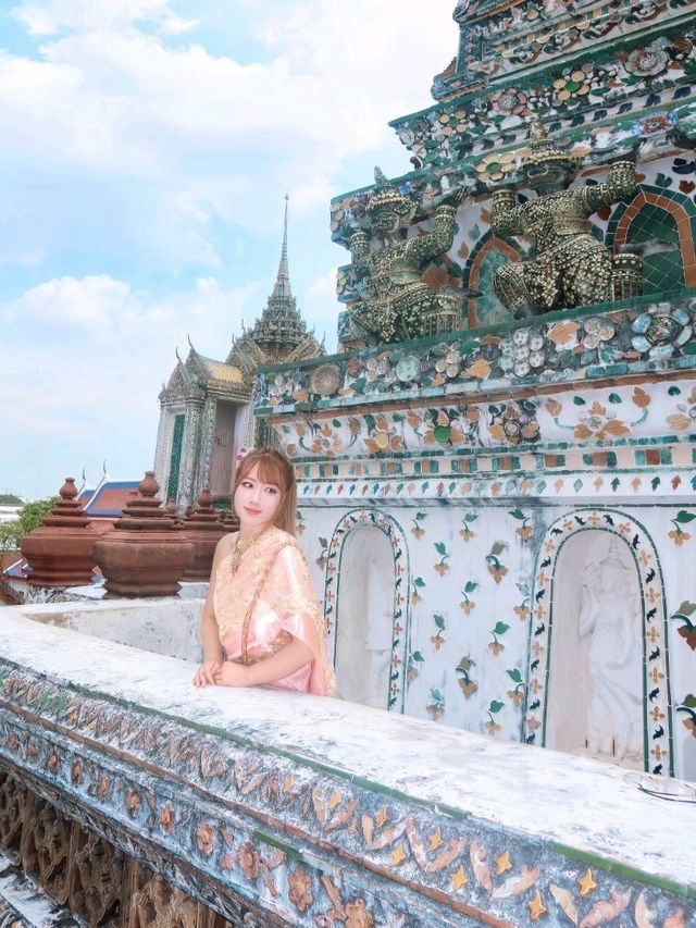 泰國曼谷黎明寺的傳統泰服打卡體驗🇹🇭