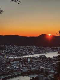 Bergen’s Sunset Symphony: A Magical End to the Day
