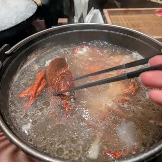台北「晶華酒店 三燔本家」經典日式鍋物，龍蝦🦞肥牛共冶一爐