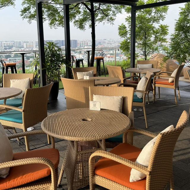 Cocktails with a view at Hotel Indigo Katong in Singapore 