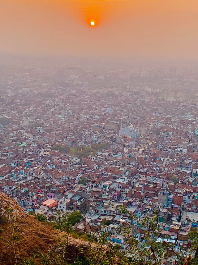 💖 Nahargarh Fort hike with Jaipur views 😍🥾