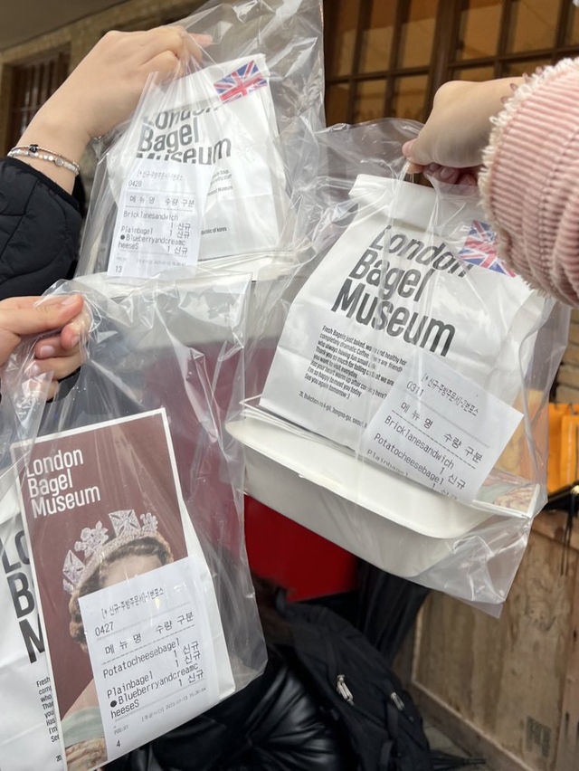 เบเกิลชื่อดัง london bagel