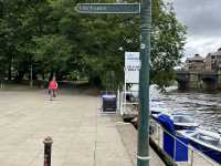 Strolling along the river in York