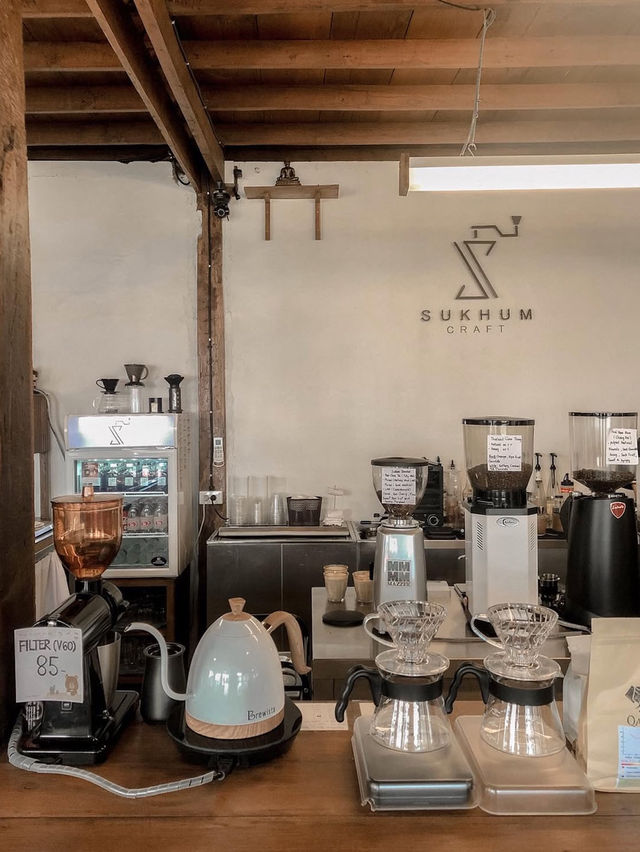 สุขุม คราฟต์ : คาเฟ่กาแฟย่านหางดง เชียงใหม่