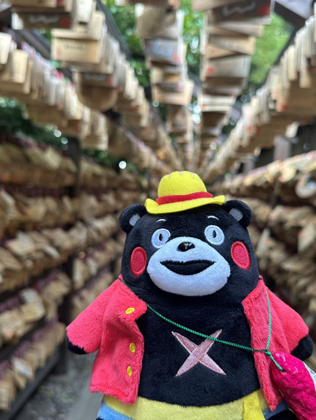 掘蕃薯釣鯛魚護身符的川越冰川神社⛩️🥰