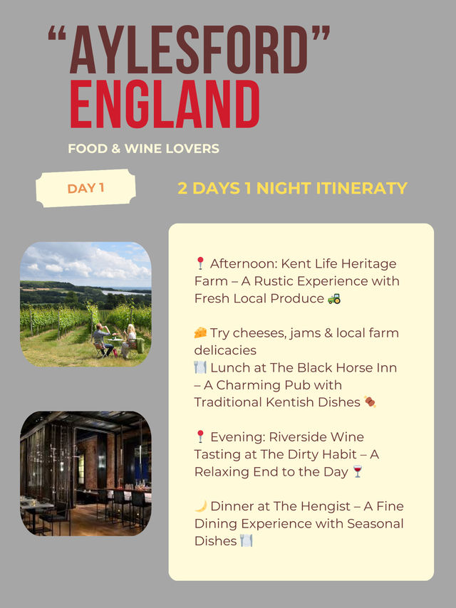 Aylesford itinerary 