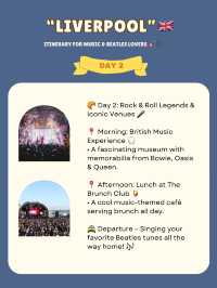 Liverpool itinerary 🇬🇧