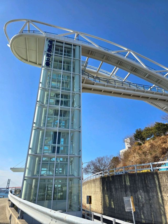 푸른 사천 남해바다를 직관하는 청널전망대🩵