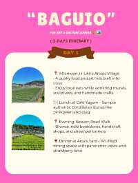 Baguio for Art & Culture Lovers 🎨🏞️