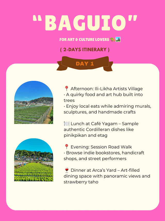 Baguio for Art & Culture Lovers 🎨🏞️