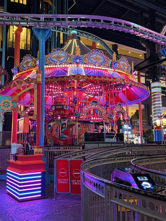 Neon Nostalgia at the Royal Carousel