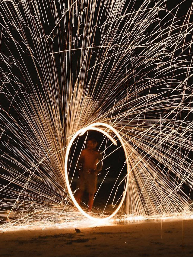 Spectacular Fire Spinning Show Koh Chang