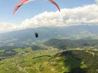 Enjoy the thrilling paragliding experience at the Dolomites!