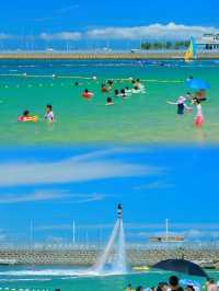 桔釣沙灘暢泳、水上活動、發呆……