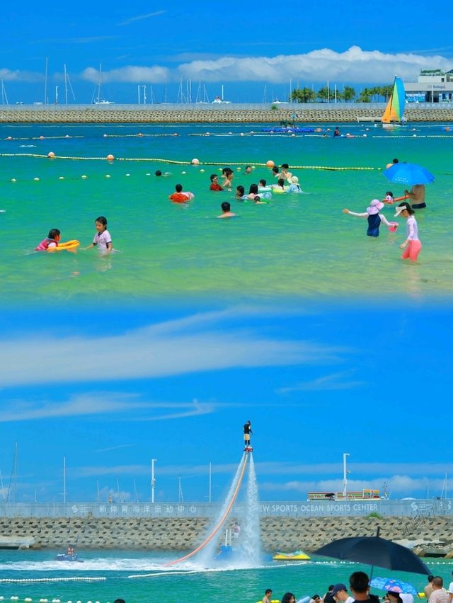 桔釣沙灘暢泳、水上活動、發呆……