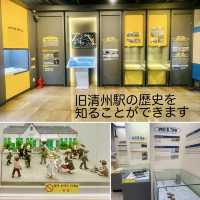 【清州】入場無料！かわいいフォトスポットがあった旧清州駅舎公園　