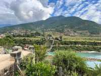 Punakha Suspension Bridge – Swaying Above the River 
