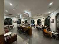 🚉 Coffee by the Tracks – A Serene Night at Hoa Xa Cafe, Hanoi