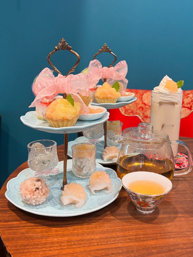 【福岡カフェ】中国茶とアフタヌーンティーが楽しめる