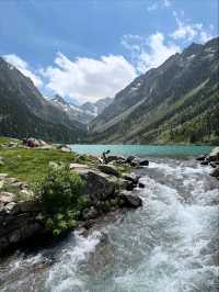Chillin’ by the Dreamy Blue Waters of Gaube Lake