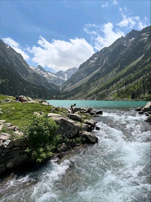 Chillin’ by the Dreamy Blue Waters of Gaube Lake