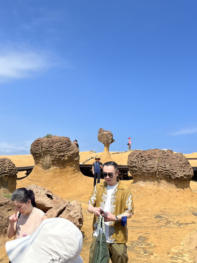 🍄Alien Landscape in Taiwan? Welcome to Yehliu's Mushroom Rocks!