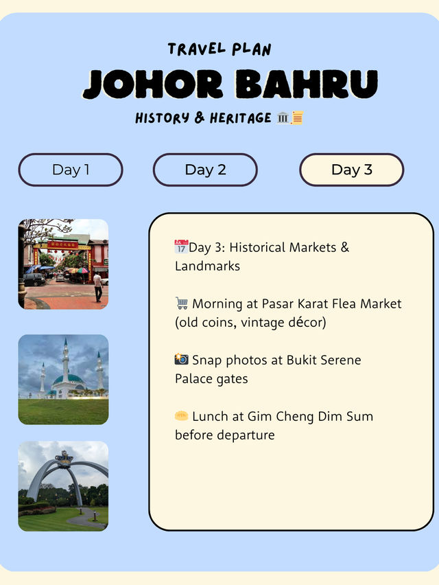 🇲🇾 Johor Bahru Itinerary 