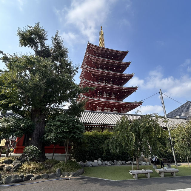 Reaching for the Sky: The Five-Storied Pagoda of Sensō-ji 🗼