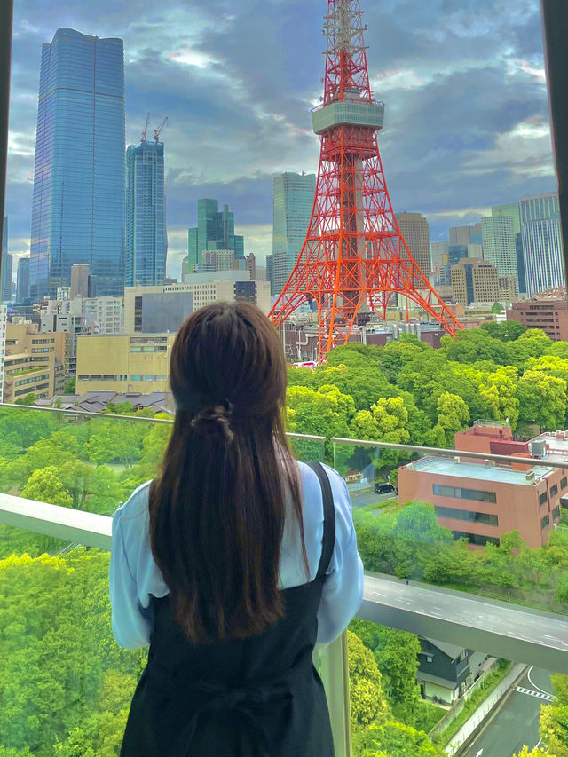 🌇 도쿄 타워! 여기서 감상해요~!👍