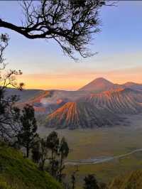 Mystical Sunrise Over Mount Bromo