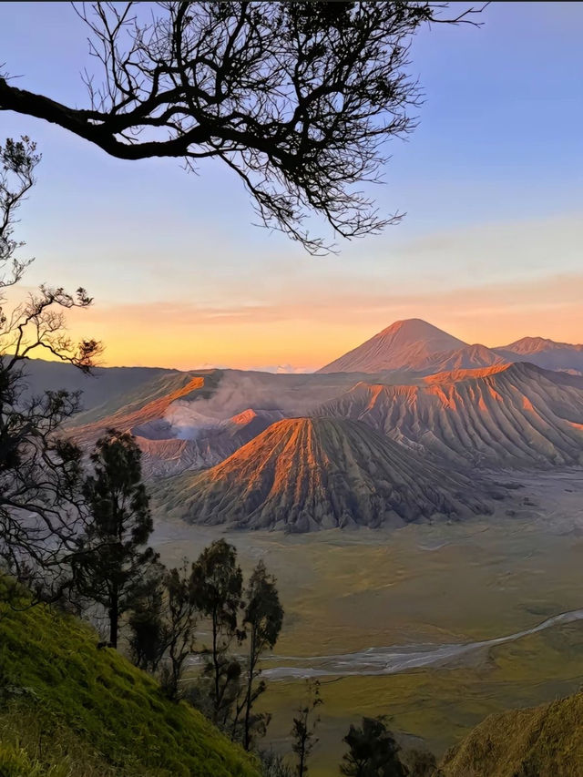 Mystical Sunrise Over Mount Bromo