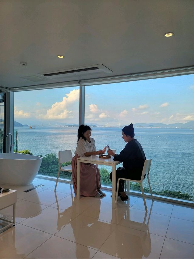 통창 오션뷰가 아름다운 힐링 거제풀빌라💙