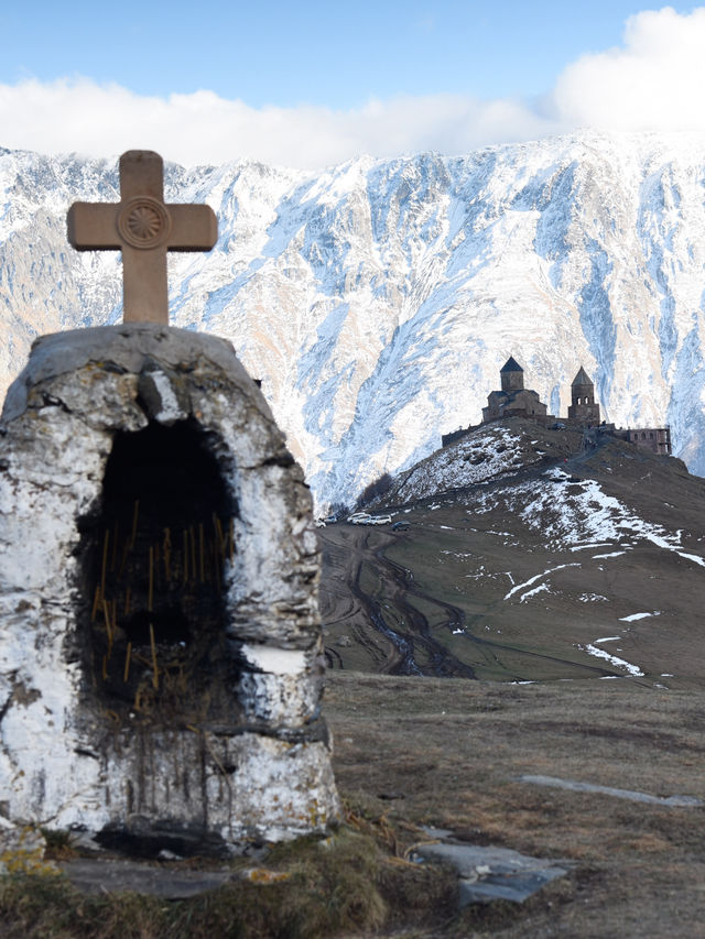 บันทึกเส้นทางโคลนสู่ Gergeti Trinity Church
