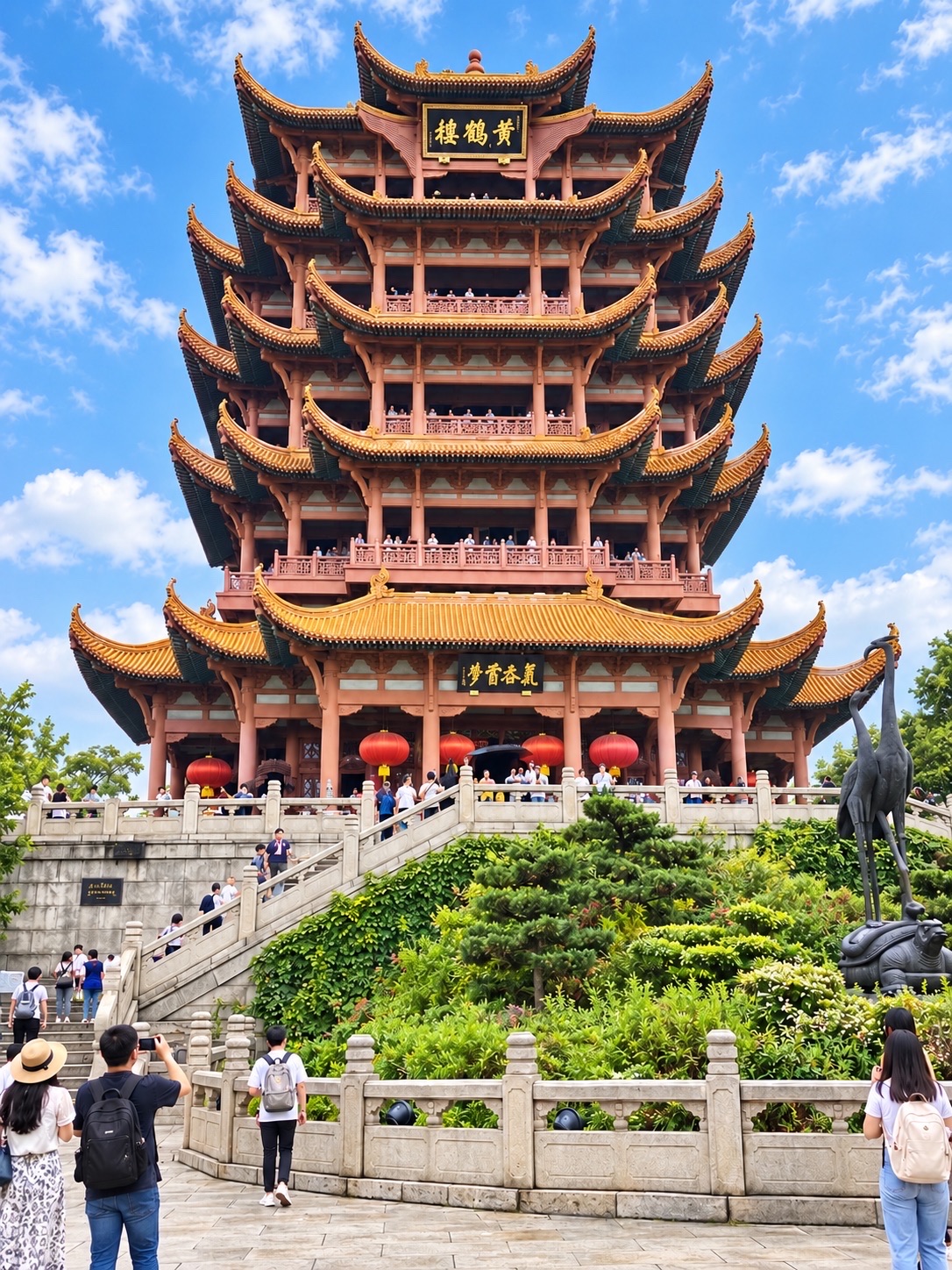 🇨🇳🏯 หอนกกระเรียนเหลือง (Yellow Crane Tower) — หอคอยในตำนานแห่งอู่ฮั่น สถาปัตยกรรมจีนโบราณ