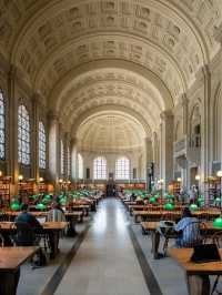 📚 Boston Public Library: Where History, Art, and Silence Speak Loudly 🕊