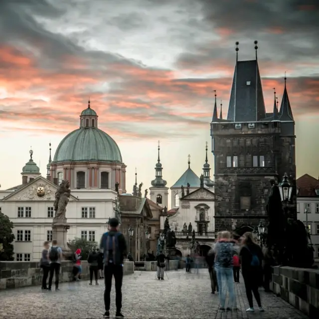 Prague's Famous Bridge!