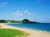 在墾丁海水浴場見證一場日落 