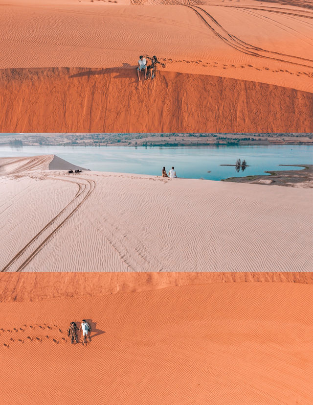 Mui Ne White Sand Dunes, all the fantasies about the desert 🏜️ and the sea 🌊