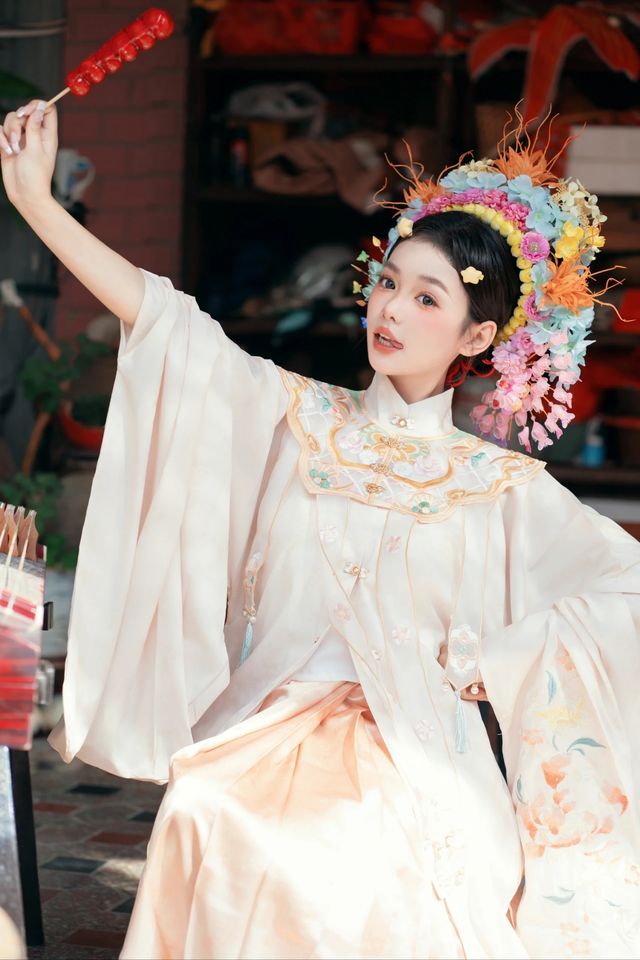終於輪到我在泉州拍簪花啦！