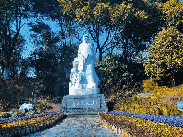 夕陽下的水繪園 讓人仿佛置身於詩情畫意之中